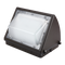 55W LED Wall Pack Light - Semi Cutoff - Glass - PC - Forward Throw - Photocell Include