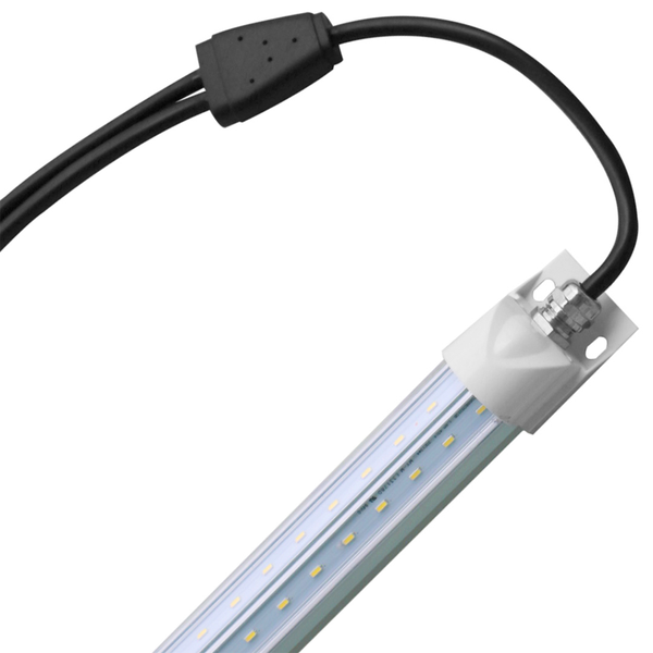 T8 5ft LED Freezer/Cooler Tube - V Shape Shop Lights - 25W 5000K - Clear