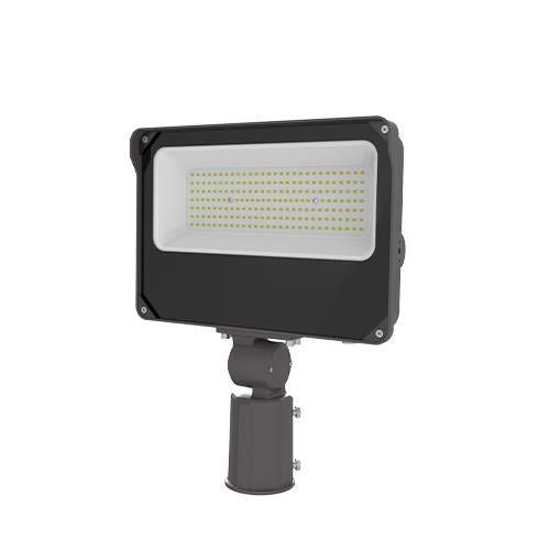 150W LED Flood Light - 5700K - 20000 Lumens - AC100-277V - Black - Slip Fitter Mount