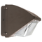 55W Outdoor LED Wall Pack Light - Semi Cutoff - Forward Throw - Bronze