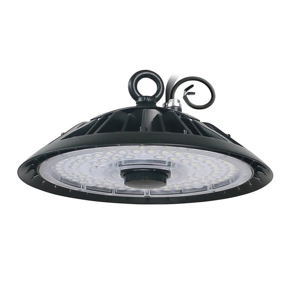 100W LED UFO High Bay Light - 13,500 Lumens - Hook Mount - Tempered Glass