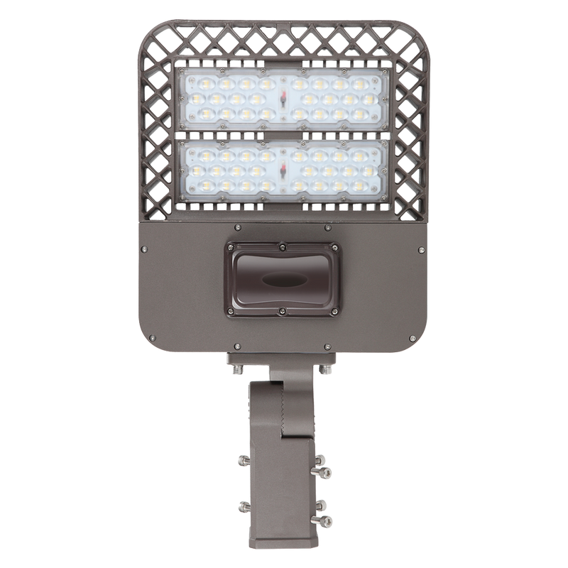 150W Outdoor LED Street Lights - 19500 Lumens - Slip Fitter Mount - Shoe Box Lights